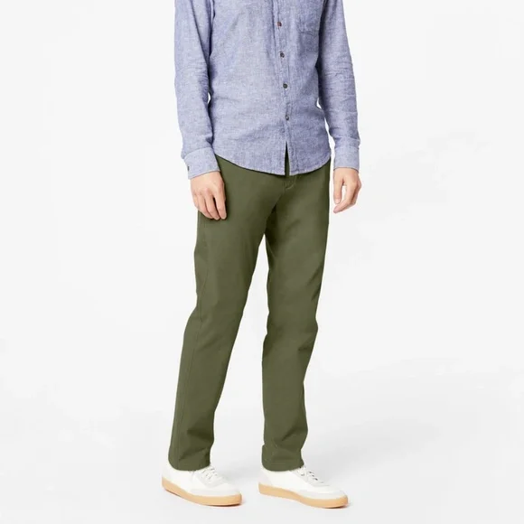 dockers athletic fit dress pants Dockers Men's Big & Tall Jean Cut Classic-Fit All Seasons Tech Khaki Pants